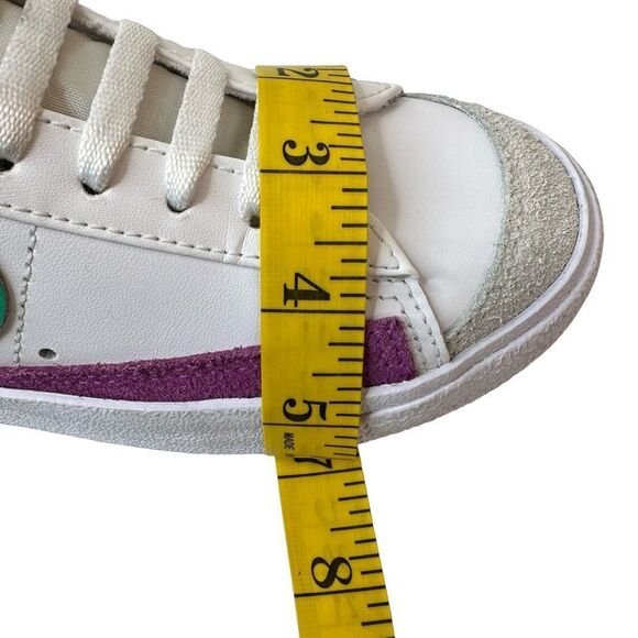 NIKE Blazer Mid '77 Vintage "White/Stadium Green/Picante Red" High top Size 6.5 - Picture 15 of 16